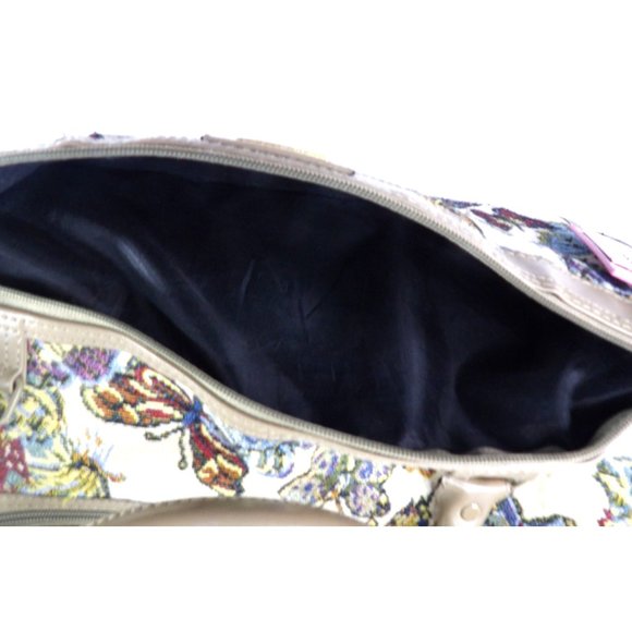 Pioneer ExpressWomen's Carry On Bag Butterfly Print with Shoulder Strap preowned - Picture 3 of 6